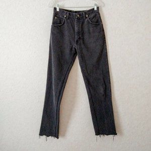 Vintage Wrangler Black Cotton Mom Jeans Size 29